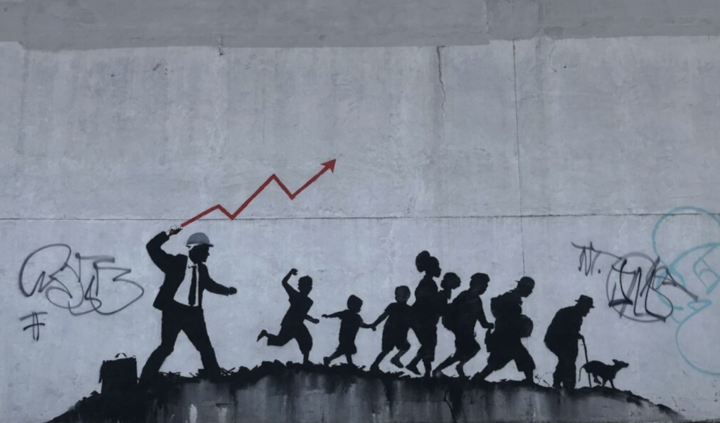 Banksy mural in Brooklyn, New York